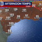 Houston Weather Update: Heat Wave Persists Wednesday with Feels Like Temperatures Soaring into the 100s