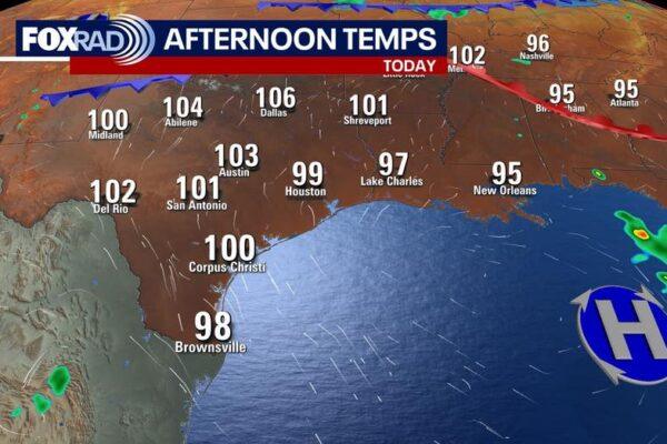 Houston Weather Update: Heat Wave Persists Wednesday with Feels Like Temperatures Soaring into the 100s