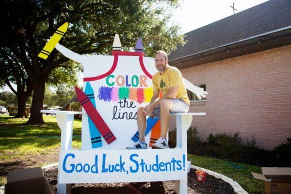 Uncovering the Fascinating History of the Giant Adirondack Chair at This Austin Church: A Political Symbol