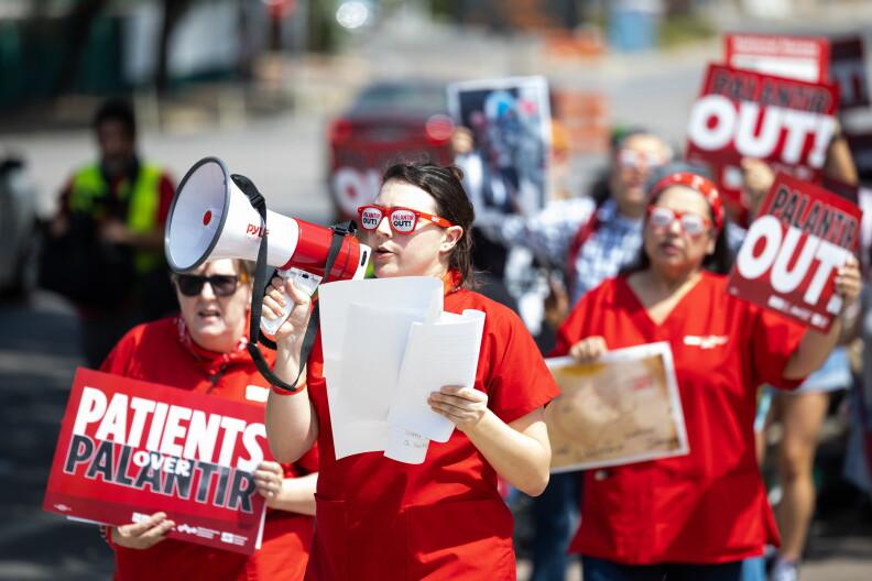 Austin Nurses Unite in Nationwide Protest Against Palantir's Impact on Healthcare AI