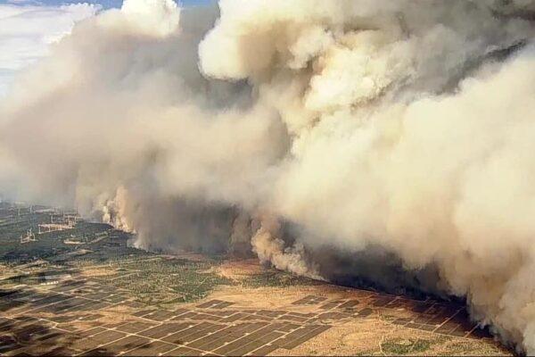 Texas Ross Fire Expands to 80,000 Acres as Winds Change