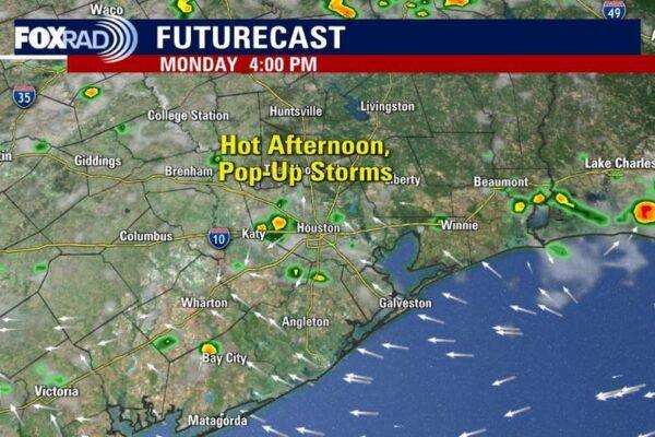 Houston Weather Forecast: Scorching Heat and Humidity with Isolated Rain Chances This Week