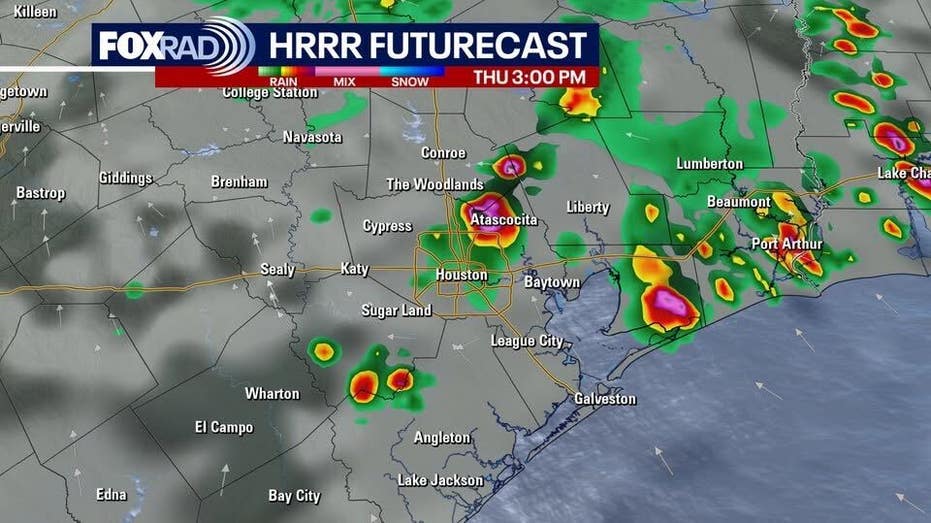 Houston Weather Update: Scattered Storms Expected Thursday with Ongoing Flood Watches and Warnings
