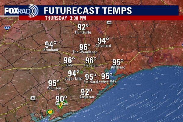 Houston Weather Update: Expect Near Record Heat Today