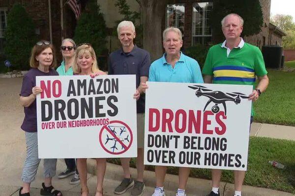 Richardson Residents Rally Against Noisy, Low Flying Amazon Delivery Drones