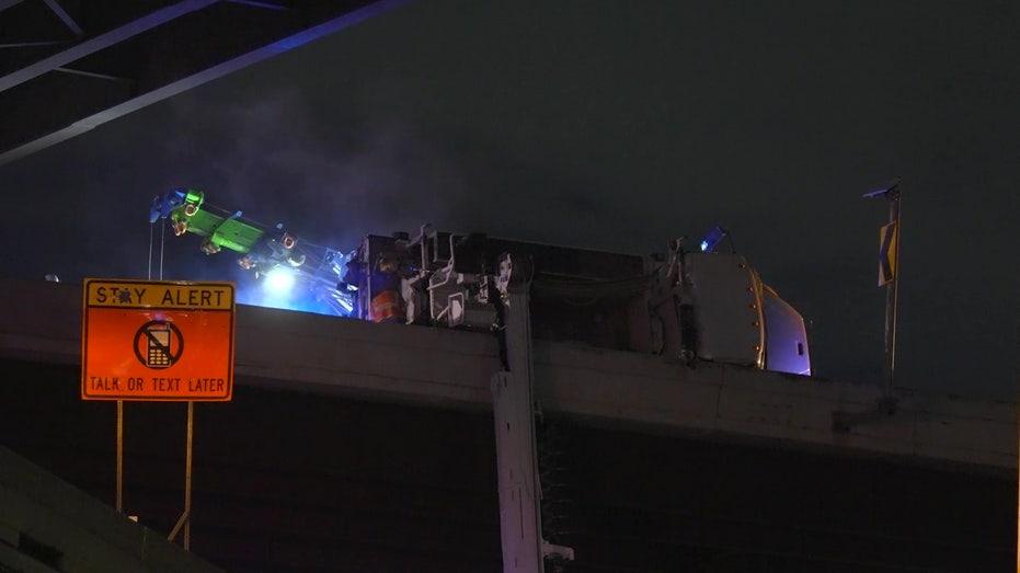 Houston I 610 North Loop Closure at I 69 Due to Lost Load Incident