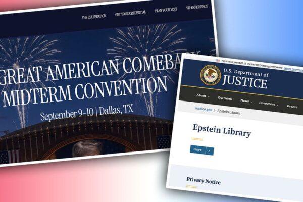 Dallas GOP Convention Hoax Website Redirects Users to Epstein Files