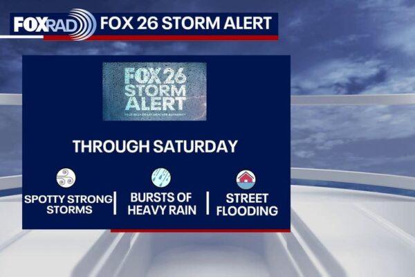 Weekend Weather Forecast: Showers Expected in Houston