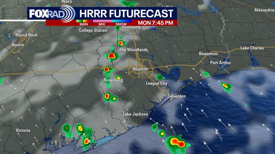 Houston Weather Update: Expect Rain Showers on Monday and a Cold Front This Week