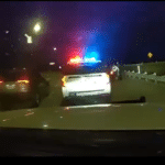 Montgomery County Deputy Patrol Car Struck During Suspected DWI Traffic Stop on I