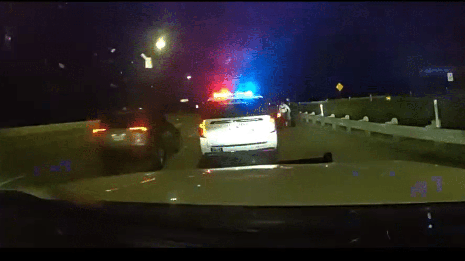 Montgomery County Deputy Patrol Car Struck During Suspected DWI Traffic Stop on I