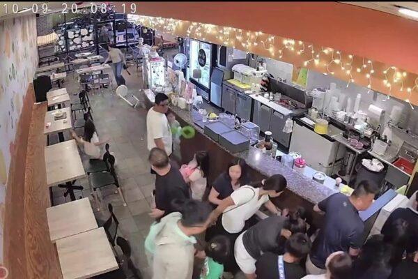 Terrifying Footage Shows Panic in Houston's Chinatown as Residents Flee Shooting Incident
